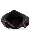 Torebka Damska Shopper Bag 2 Komory firmy Hernan 3892-1 Czarna/Szara